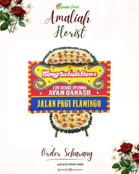 Sewa Papan Bunga Kaligunting
